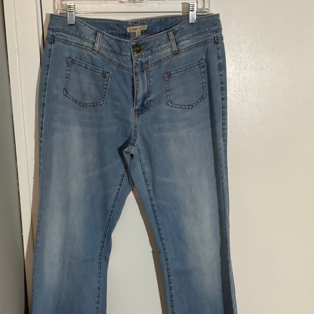CAbi Light Blue Straight Leg Jeans